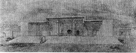 Древний Пенджикент. Храм. Реконструкция