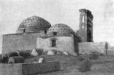 Куня-Ургенч. Мавзолей Наджмеддин Кубра, 30-е годы, XIV в. Вид с востока