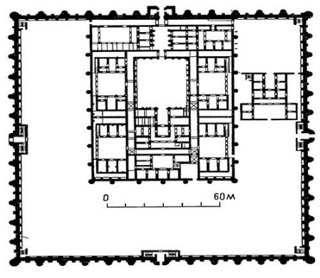 Замок Ухайдир, VIII в. План
