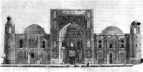 Бухара. Медресе Абдуллазиз-хана, 1651—1652 гг. 