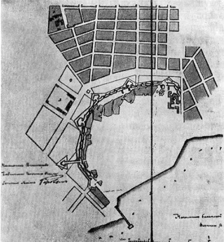 Баку. План города 1870 г.
