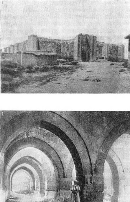 Караван-сараи XIII в. между Коньей и Аксараем. Султан-хан, 1229 г. Общий вид,  Интерьер