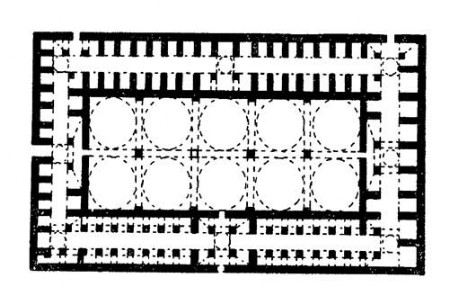 Анкара. Бедестан Махмуд-паши, 1465 г. План