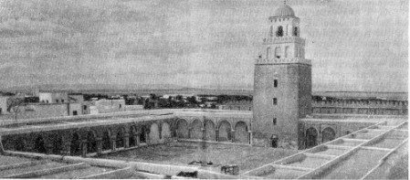 Кайруан. Мечеть Сиди Окба, 836 г. Вид со двора