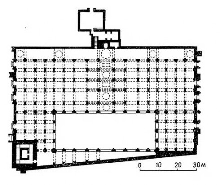 Марракеш. Мечеть Кутубия, 1153 г. план